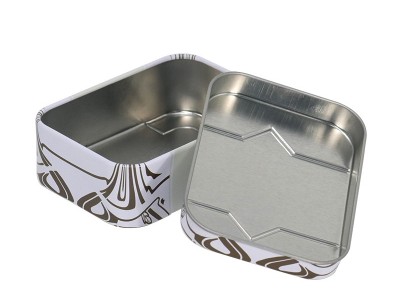 85x60x28mm手工皂小铁盒 正方形铁盒包装 定制香皂铁皮盒子