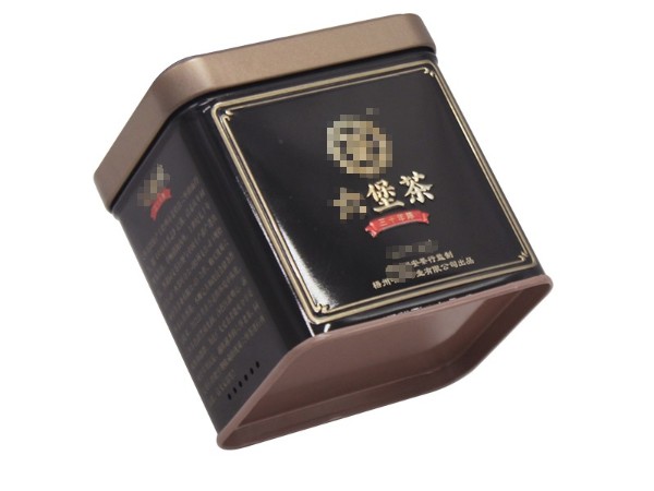 90*70*90mm方形茶叶马口JS金沙(中国)股份有限公司官网 红茶包装铁皮罐
